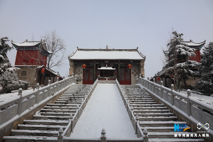 雪后商丘清凉寺古朴美