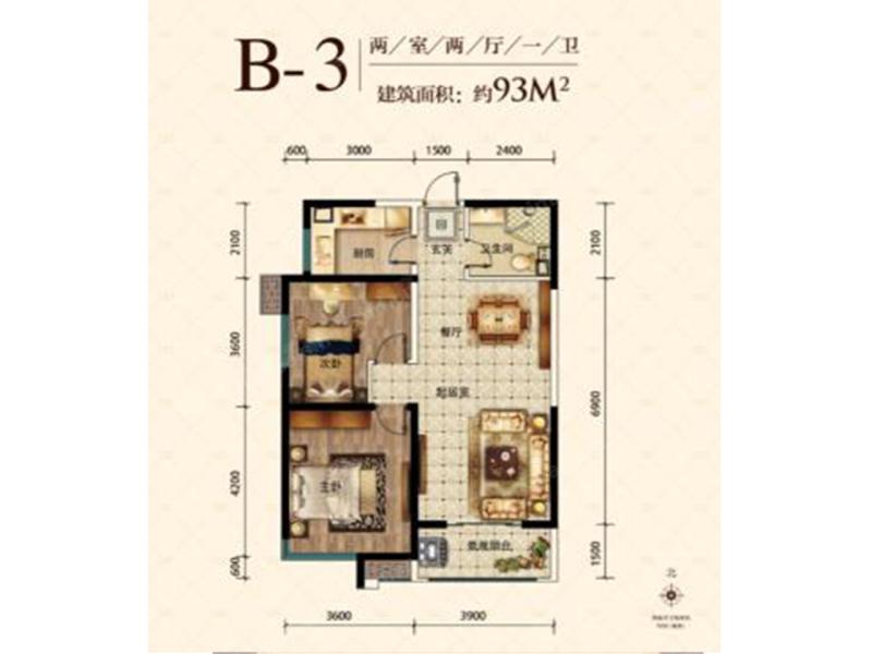 太原保利梧桐语高层三居室 价格106万元/套起在售