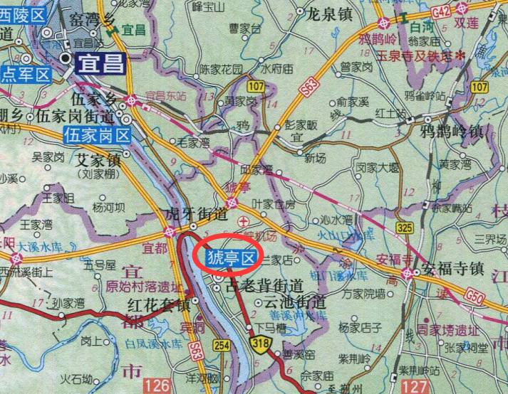 宜昌市夷陵区乡镇地图图片