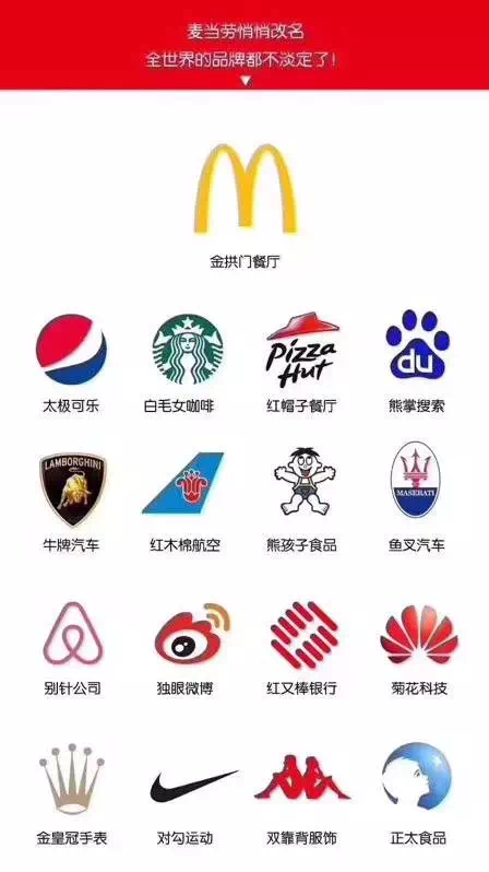 麦当劳改名金拱门，并不是一次搞笑的营销事件