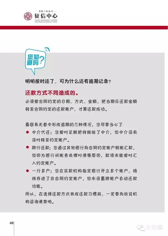 看央行征信中心权威发布搞懂信用报告