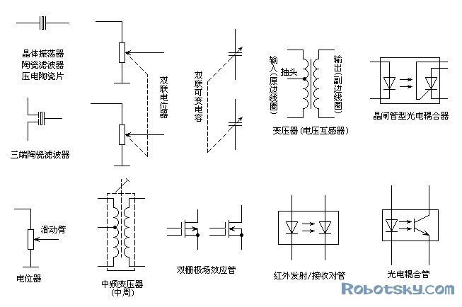 电子元件符号大全