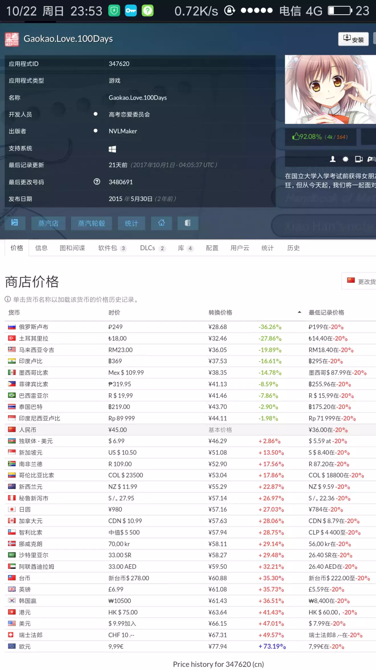 从steam销量看国产galgame生存现状