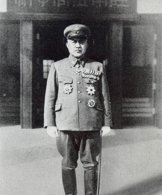 (图)土肥原贤二侵华日军甲级战犯,主持情报工作,在中国从事间谍活动的