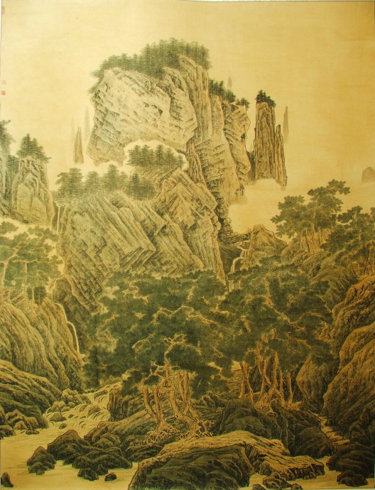 《万壑松风图》是宋代著名画家李唐的绘画作品,是宋高宗南渡前较晚的