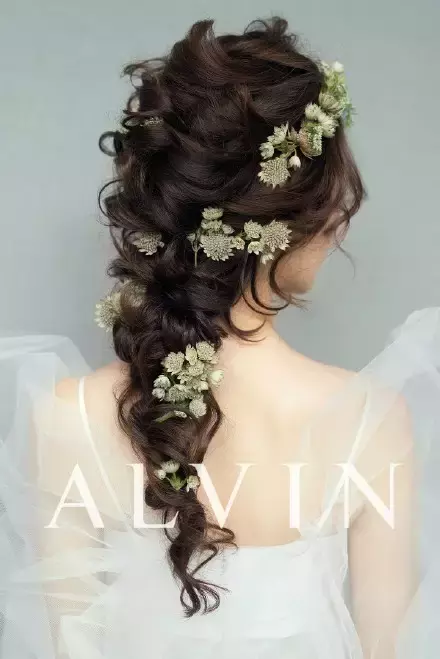 新娘造型|韩式抽丝发—丝丝心动！来，做个优雅小女人！