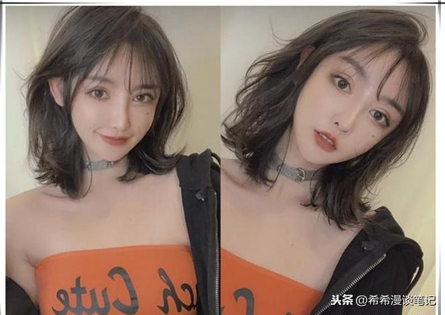 2019爱上撩人的刘海锁骨发,超级减龄还显脸小