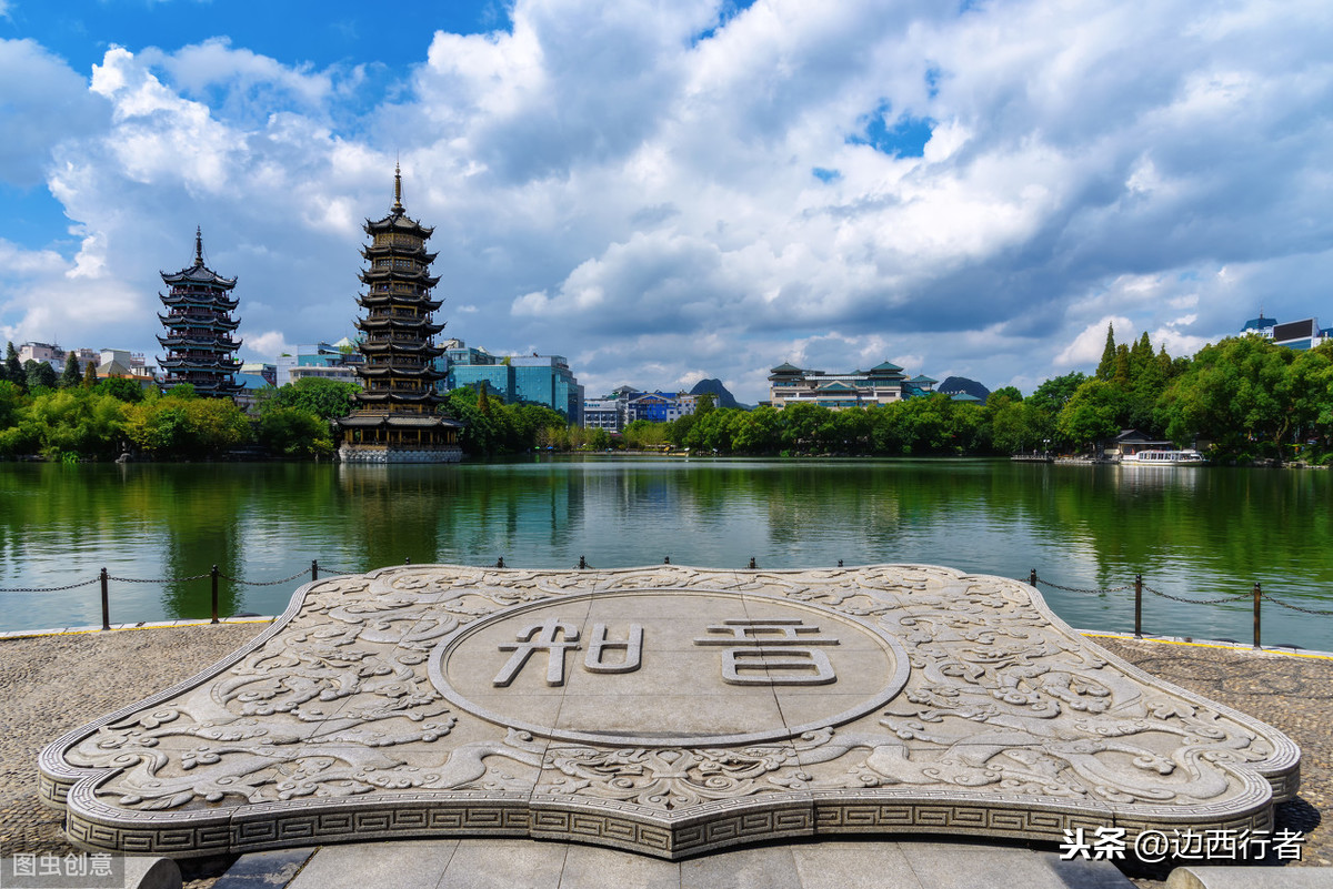 在桂林市區旅遊,兩江四湖周邊都有哪些好看的景點?