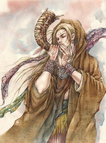 鹑鸟主管天帝日常申活的各种器用服饰,神人二八为天帝守夜.天帝帝俊