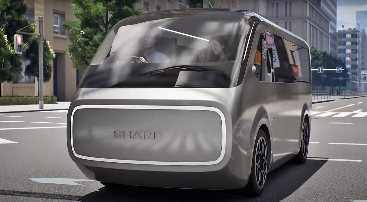 Sharp is also going to build a car: the first model is exposed, with a ...