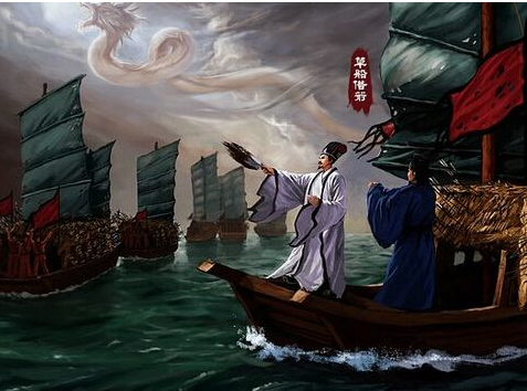 诸葛亮借东风火烧赤壁