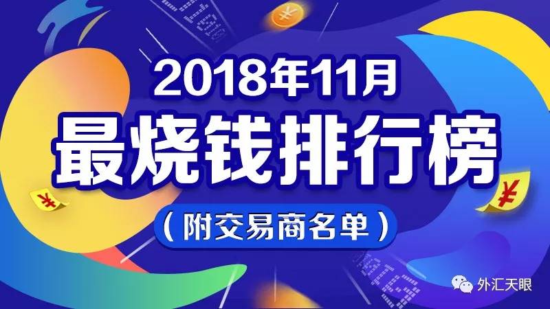 外汇天眼公布：2018年11月交易商市场投入情况排行榜（附名单）！