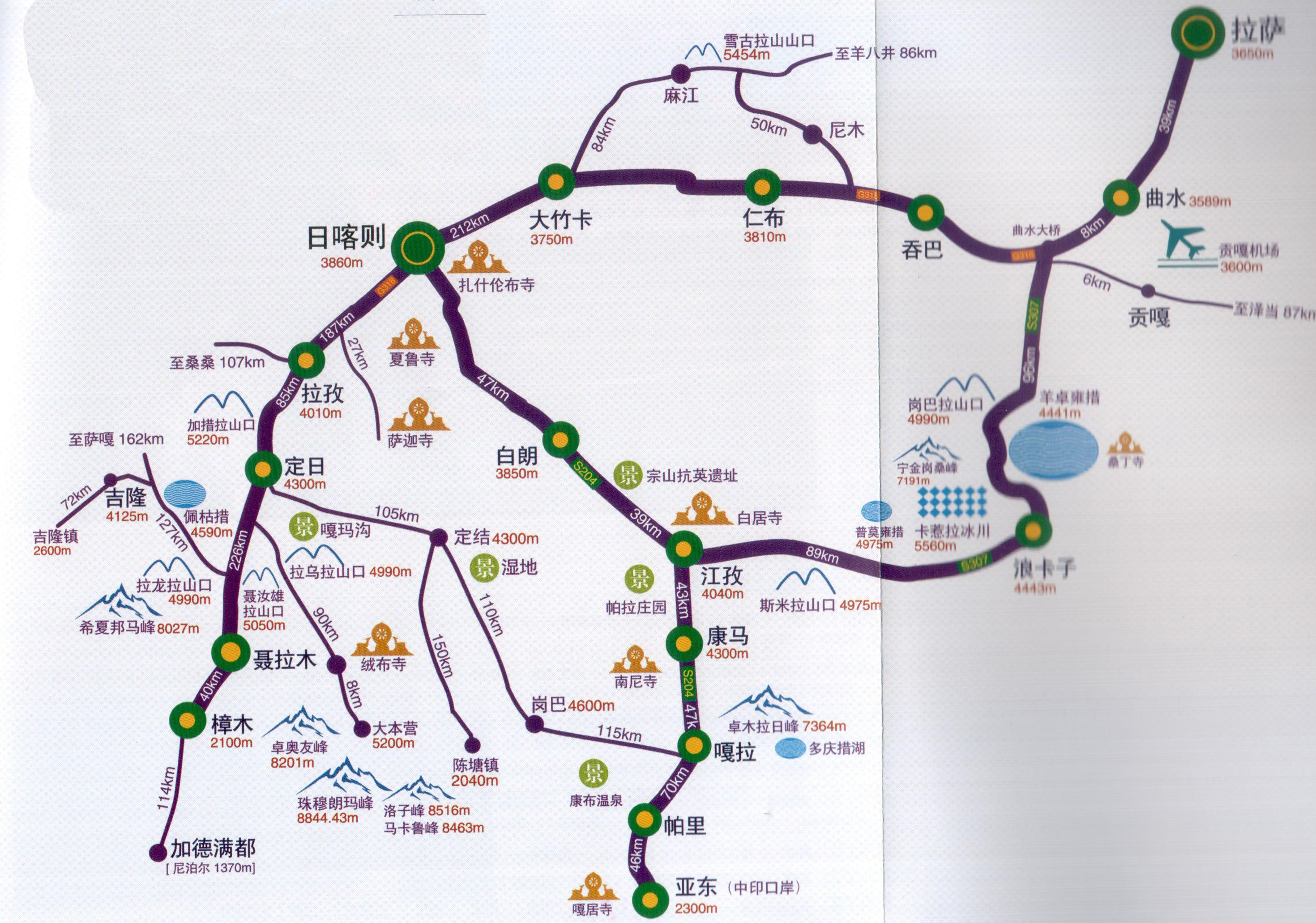 藏区旅游地图 高清_西藏旅游地图高清版大图 - 密云旅游