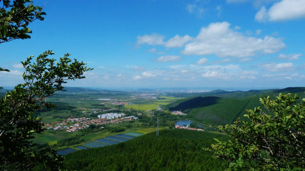 牡丹江风景画_牡丹红 江南百景图 - 励志人生