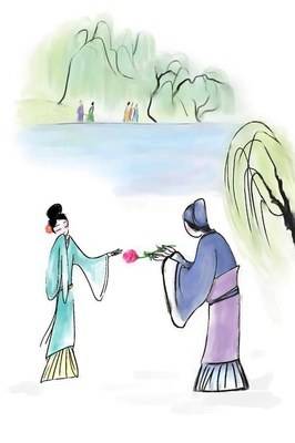 琼玖不单是回报,也是为求永相好.你将木桃送给我,我用琼瑶回报你.