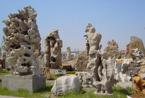 临朐太湖石,产自山东临朐境内.