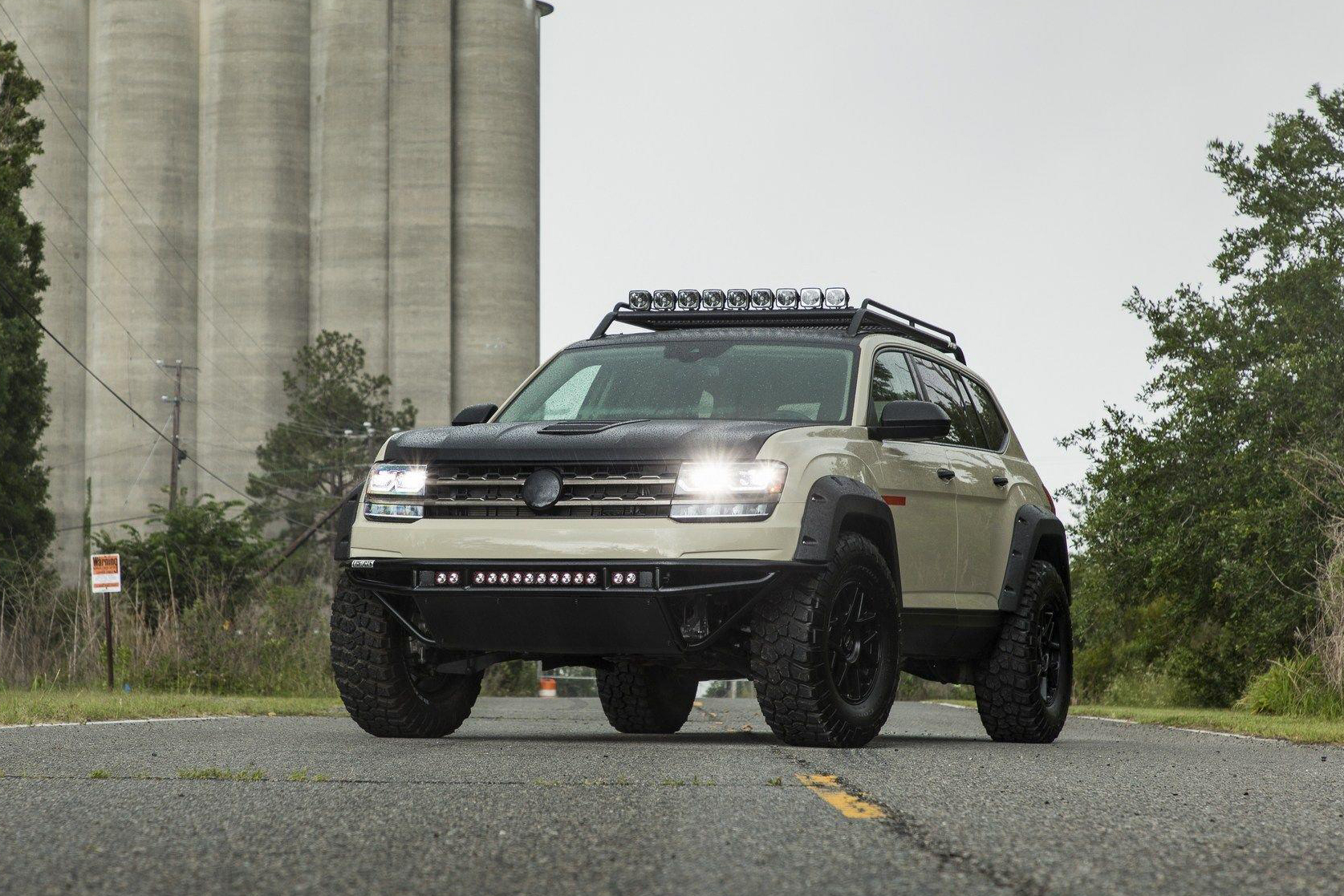 途锐前脸改装图片_途锐改装18款前脸 - 阜阳汽车网