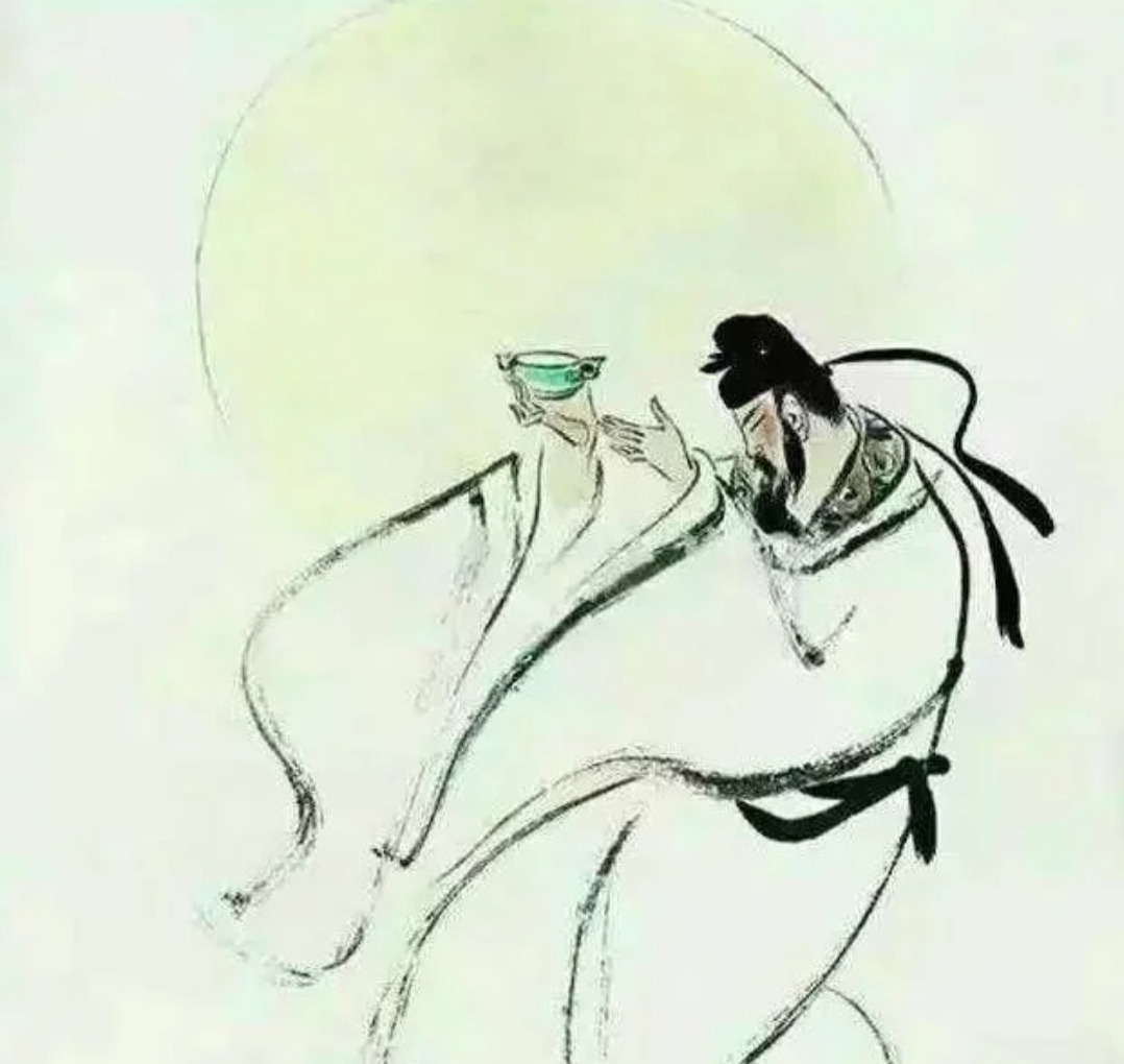李白诗句仰天大笑出门去仰天大笑出门去我辈岂是蓬蒿人