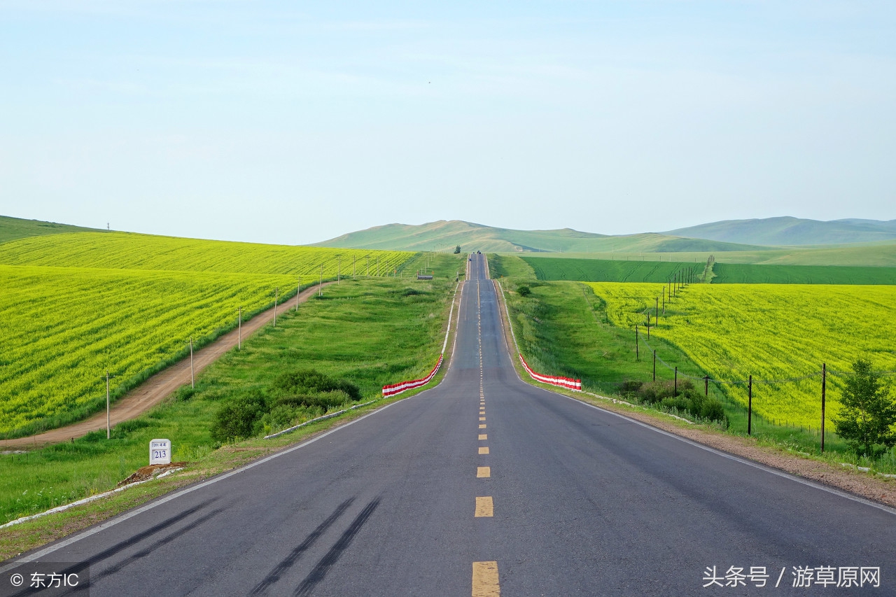 呼伦贝尔公路图片