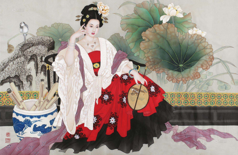 李白不愿意摧眉折腰李白写杨贵妃的那首诗