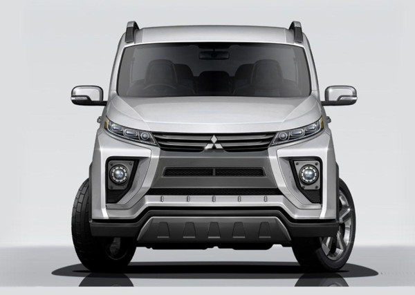 日本三菱全新得利卡外观超帅气 不只载水果,把妹也帅气