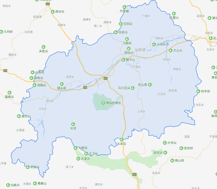 乐安县乡镇地图图片