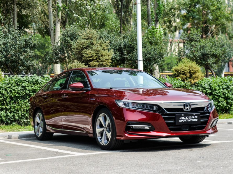 b级混动车新成员 本田雅阁混动版车展实拍