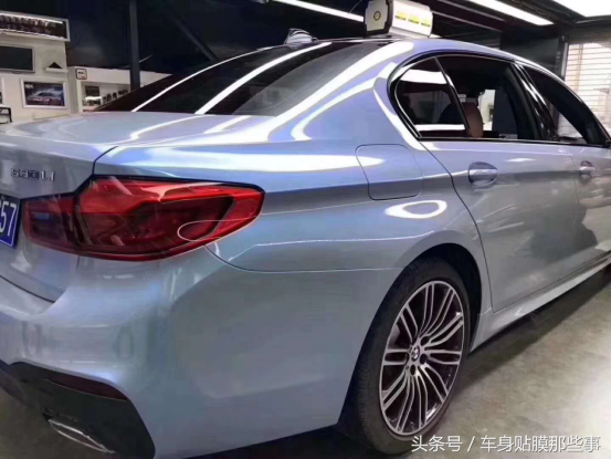 ax给宝马5系这样的车身改色 你或许第一次见过!