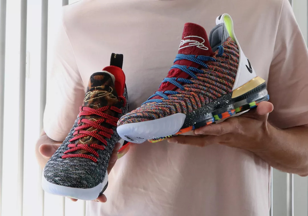 詹皇亲自曝光！实物超华丽 LeBron 16 “1 Thru 5” 明早发售！