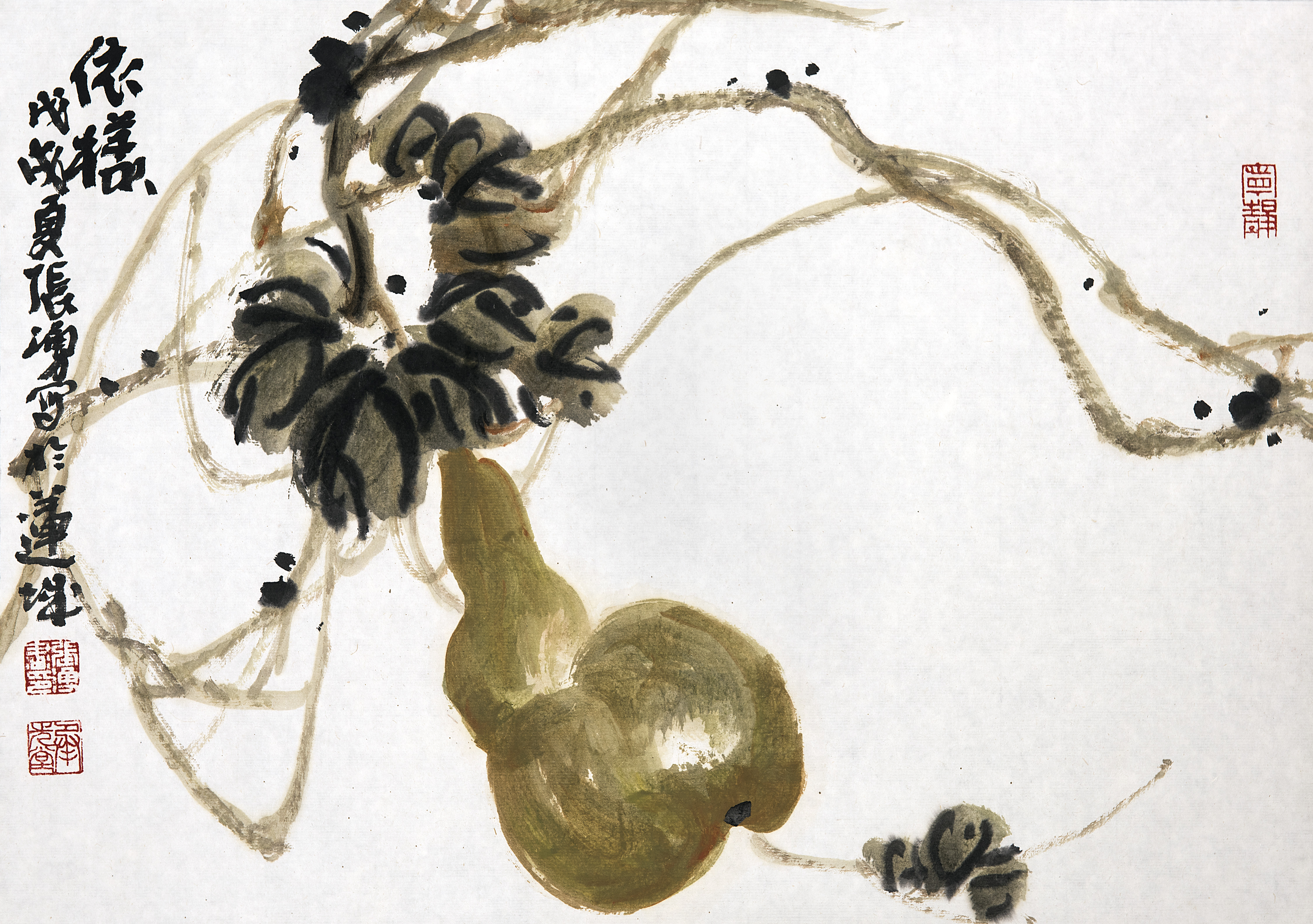 国画写意花鸟构图十种方法国画花鸟构图