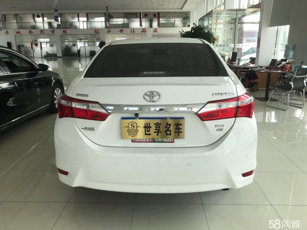 这辆4门5座的白色丰田卡罗拉卖10.58万?如此价格还不了解一下?