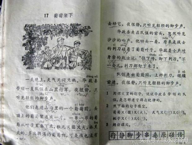 六十年代的小学课本内容_60后童年的回忆 - 成语词句网