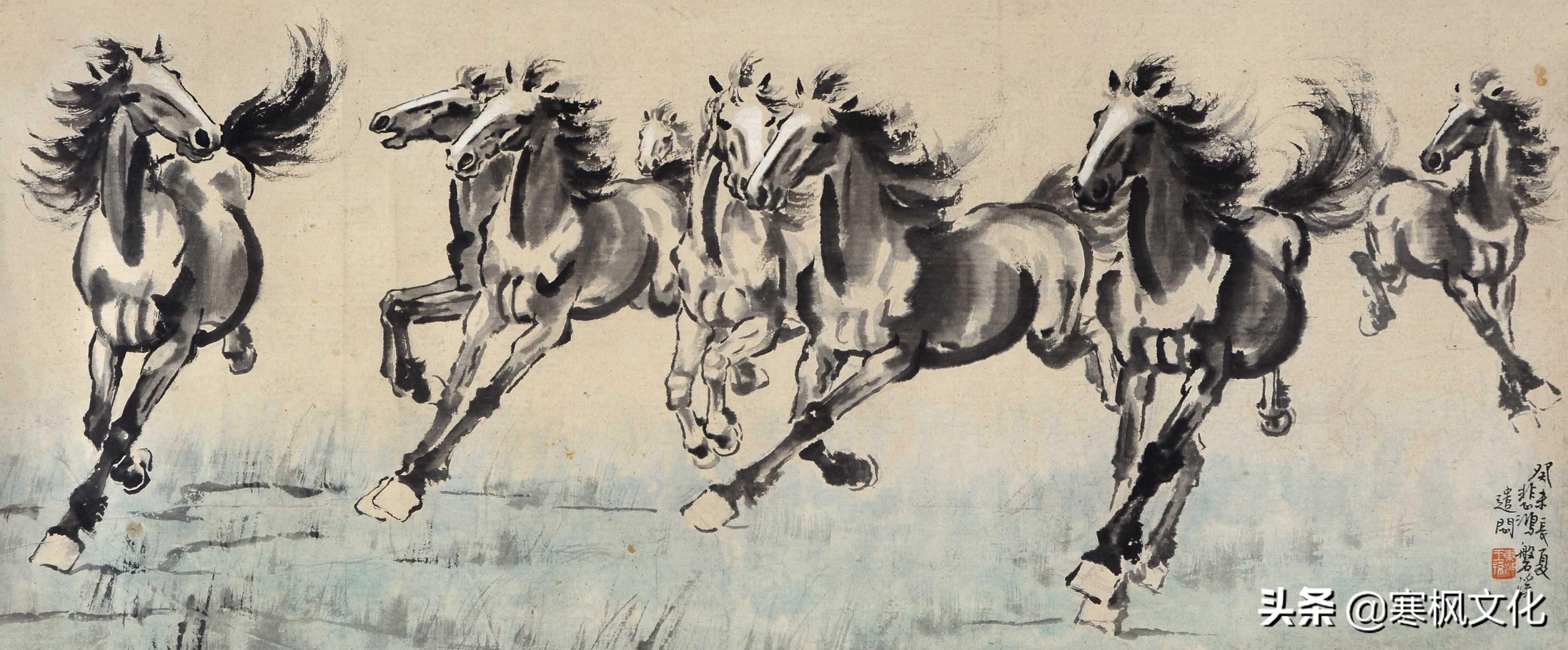 现代画马名家中国古代画马名家