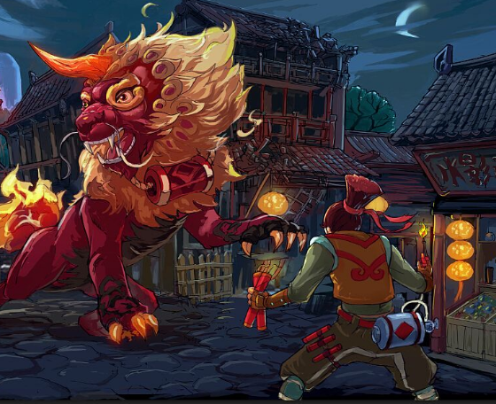 儿时的回忆,"年兽"传说