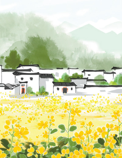 江南春天美景的资料_江南春描绘了绚丽多彩的什么图