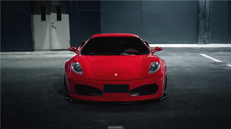 f430整套宽体套件challenger 19寸锻造轮毂碳纤维涂装订制firelli p