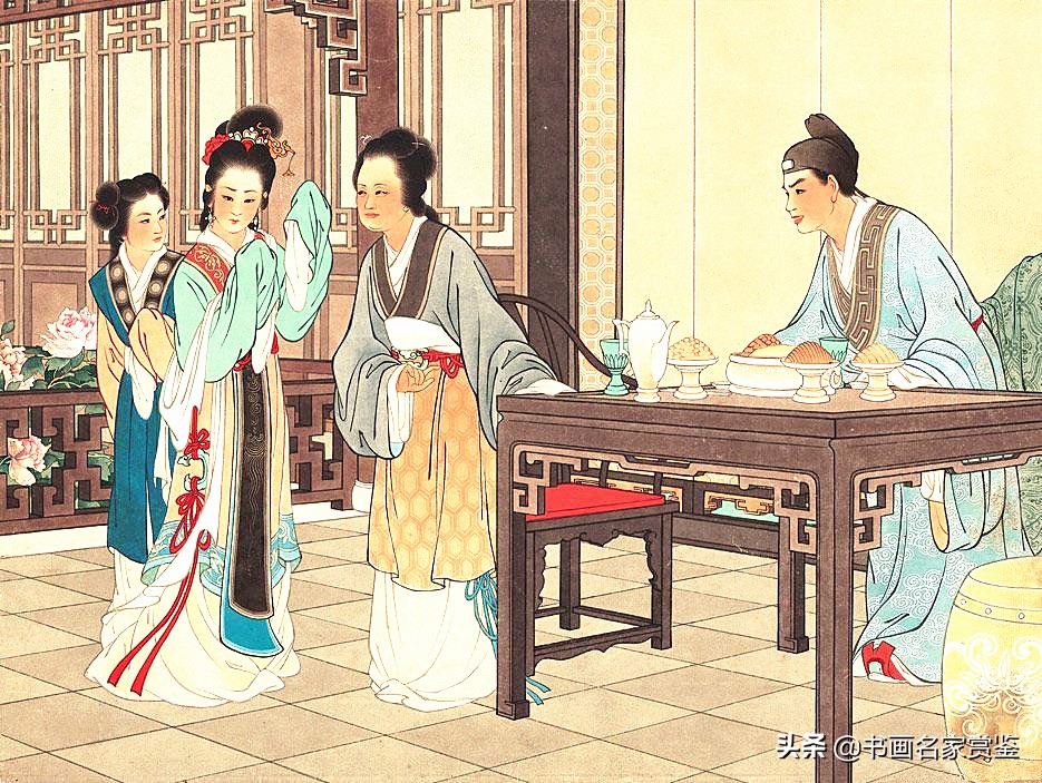 王叔晖红楼梦工笔画王叔晖工笔仕女图片