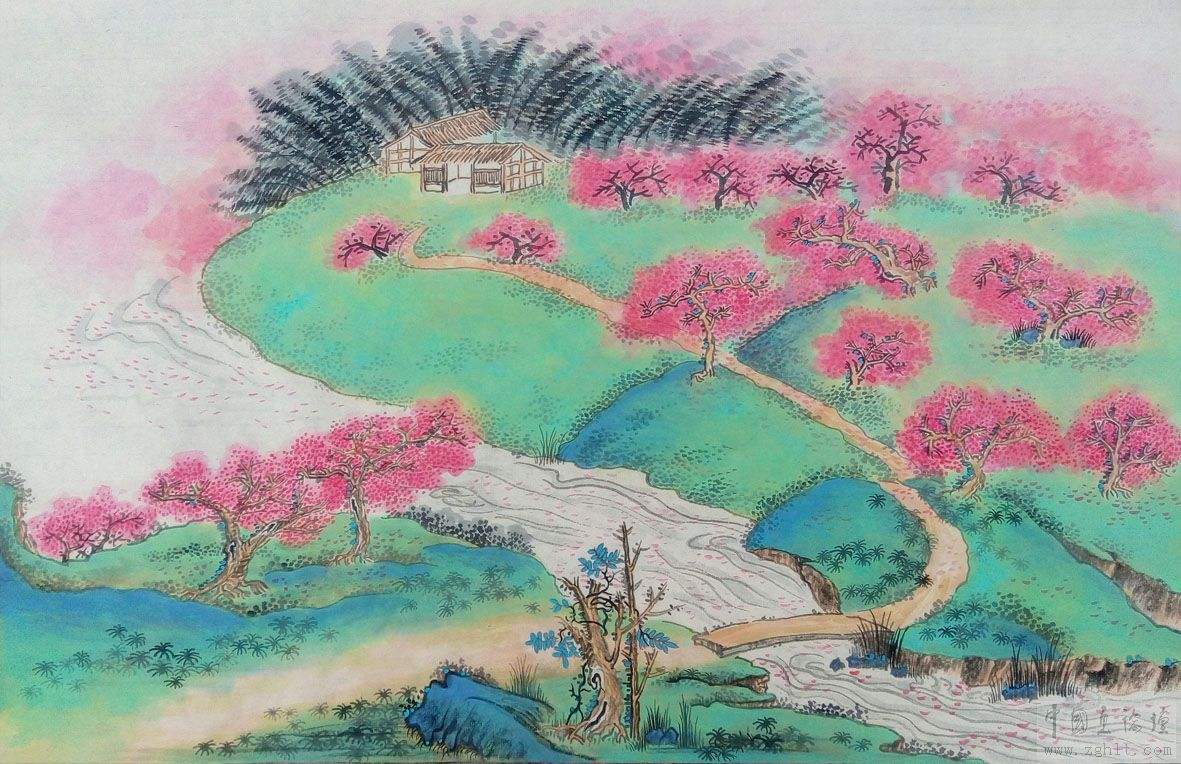 陶渊明所说的桃花源在哪里呢_陶渊明的桃花源记中为何后面再没人找到