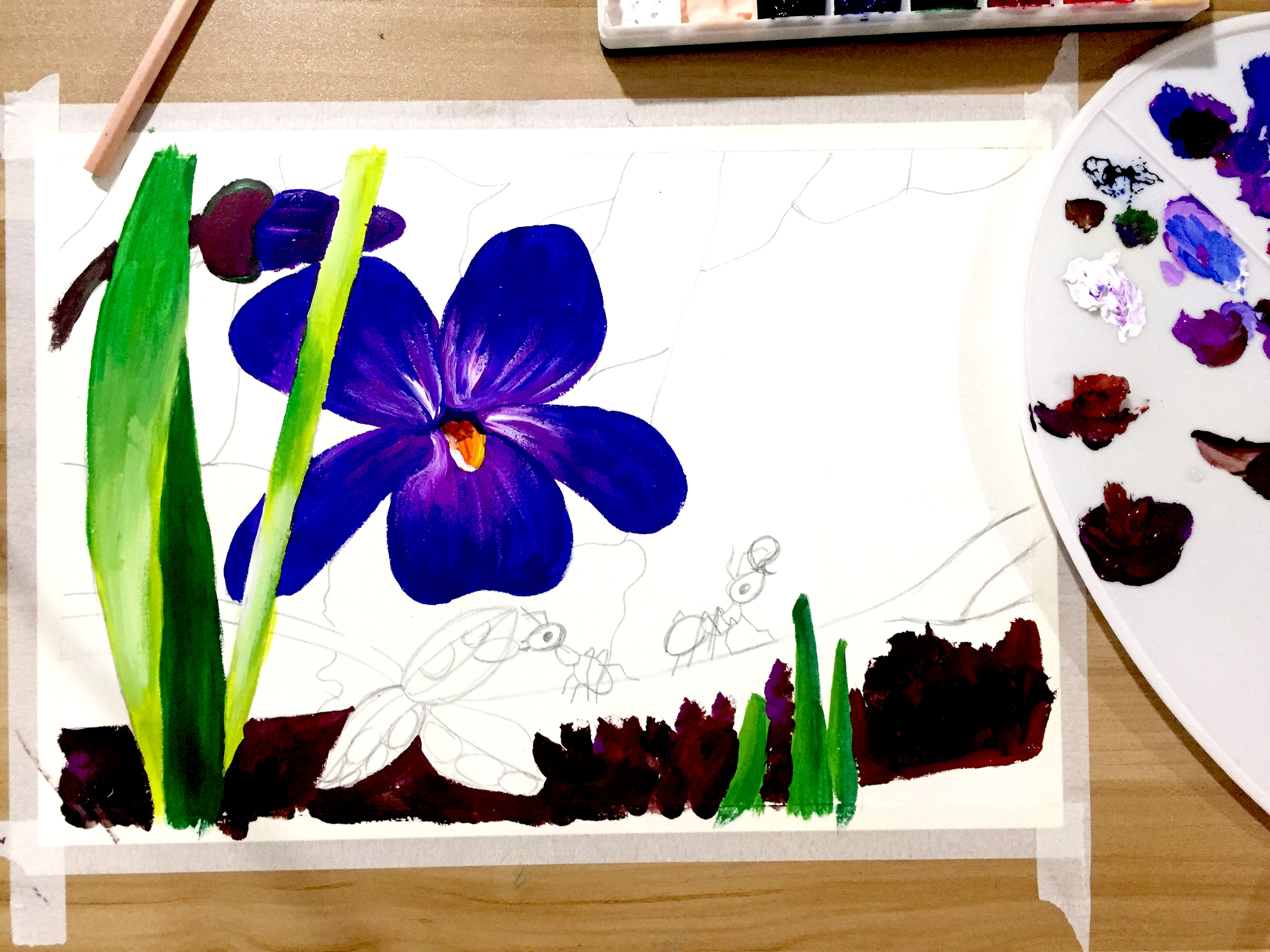 绘画 | 一粒种子的旅行