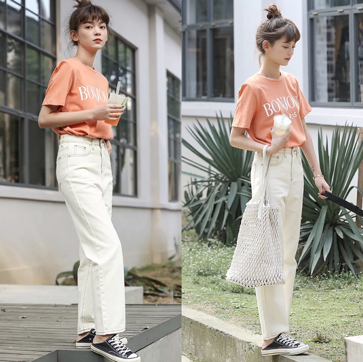 九分裤 运动鞋,夏季很好看又显高的穿搭,时髦的人都这样穿!