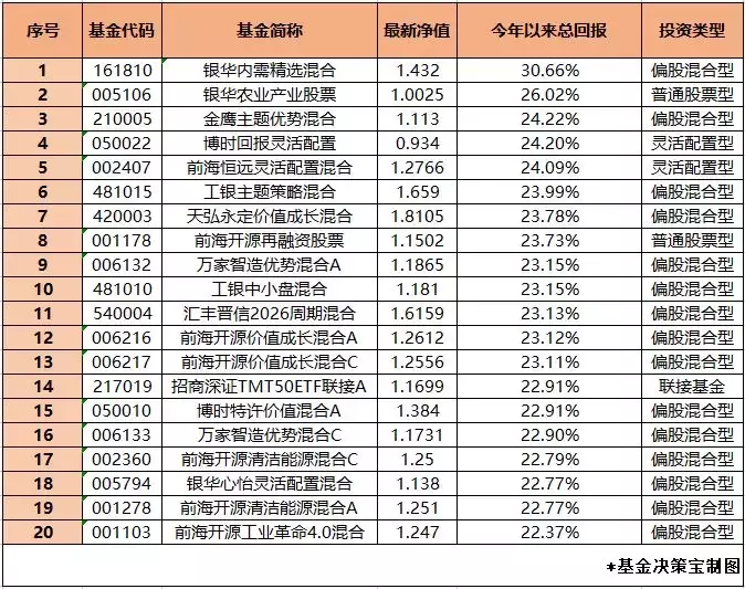 2019年，这只基金总回报已超30%，收益领涨的基金都有啥？