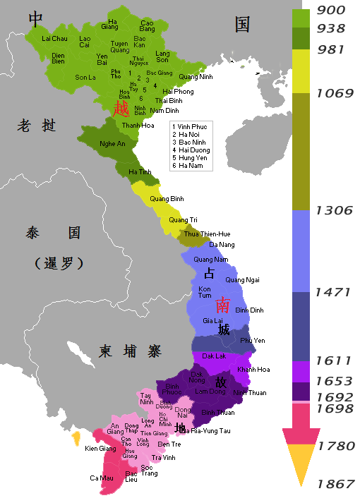 图说历史：中国在今越南地区的统治范围变迁