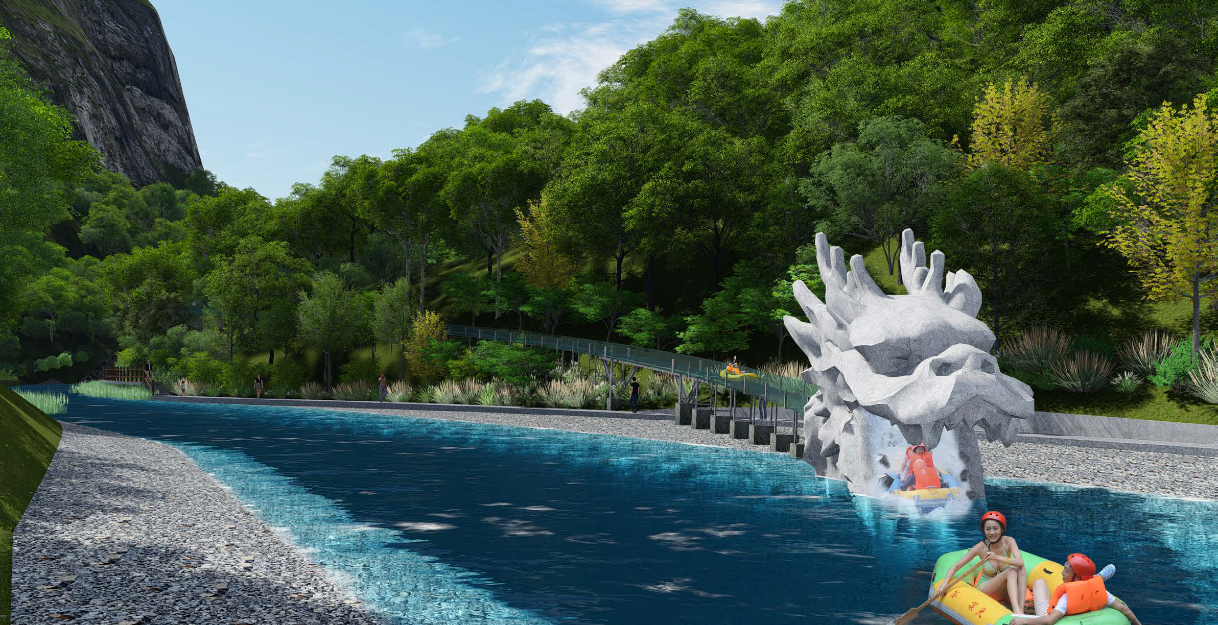 黑龙峡景区:打造特色漂流为主的生态人文旅游度假地