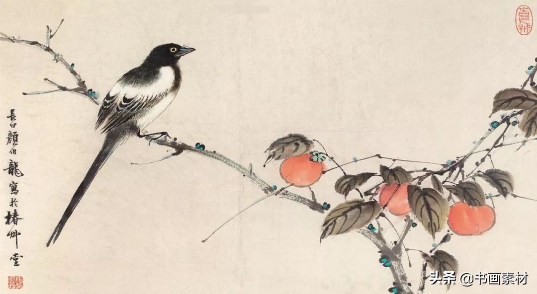 一代花鸟大家颜伯龙"兼工代写"的独特花鸟画作品欣赏