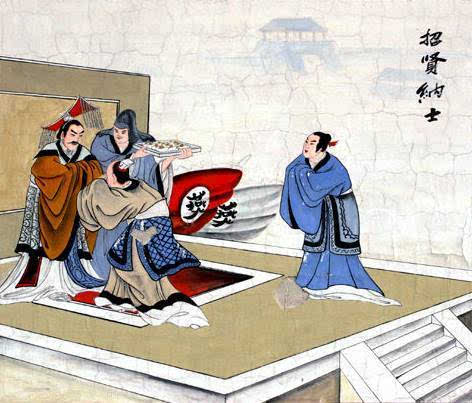 于是,燕昭王亲自登门拜访郭隗,对郭隗说:"齐国趁我们国家内乱,前来