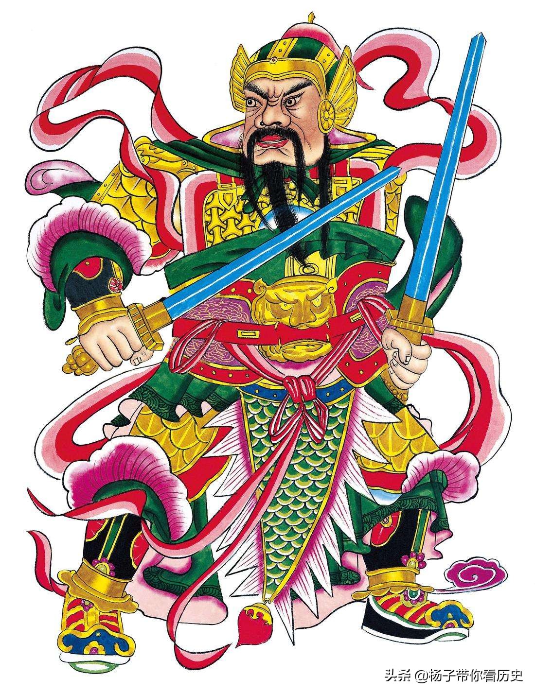 历史上被封为门神的人都有哪些人,老家过年你们贴的门神都是谁?
