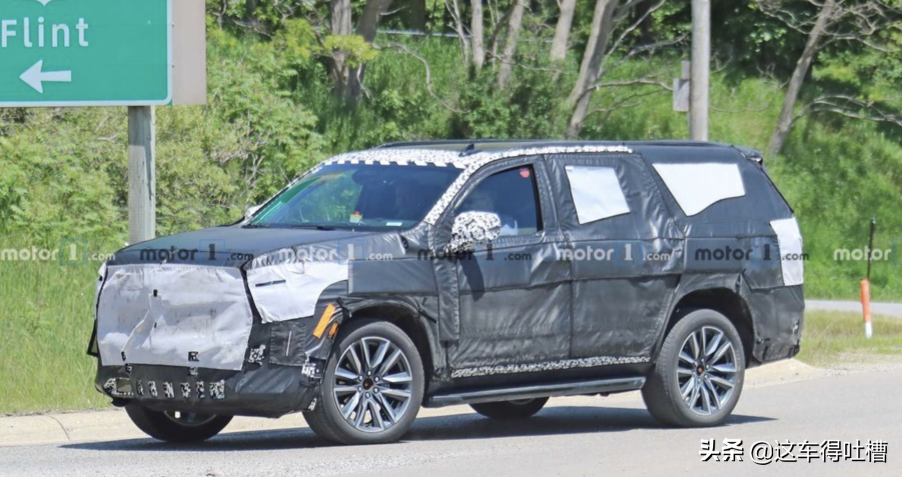 旗舰全尺寸suv,凯迪拉克全新凯雷德渲染图曝光,2020年发布