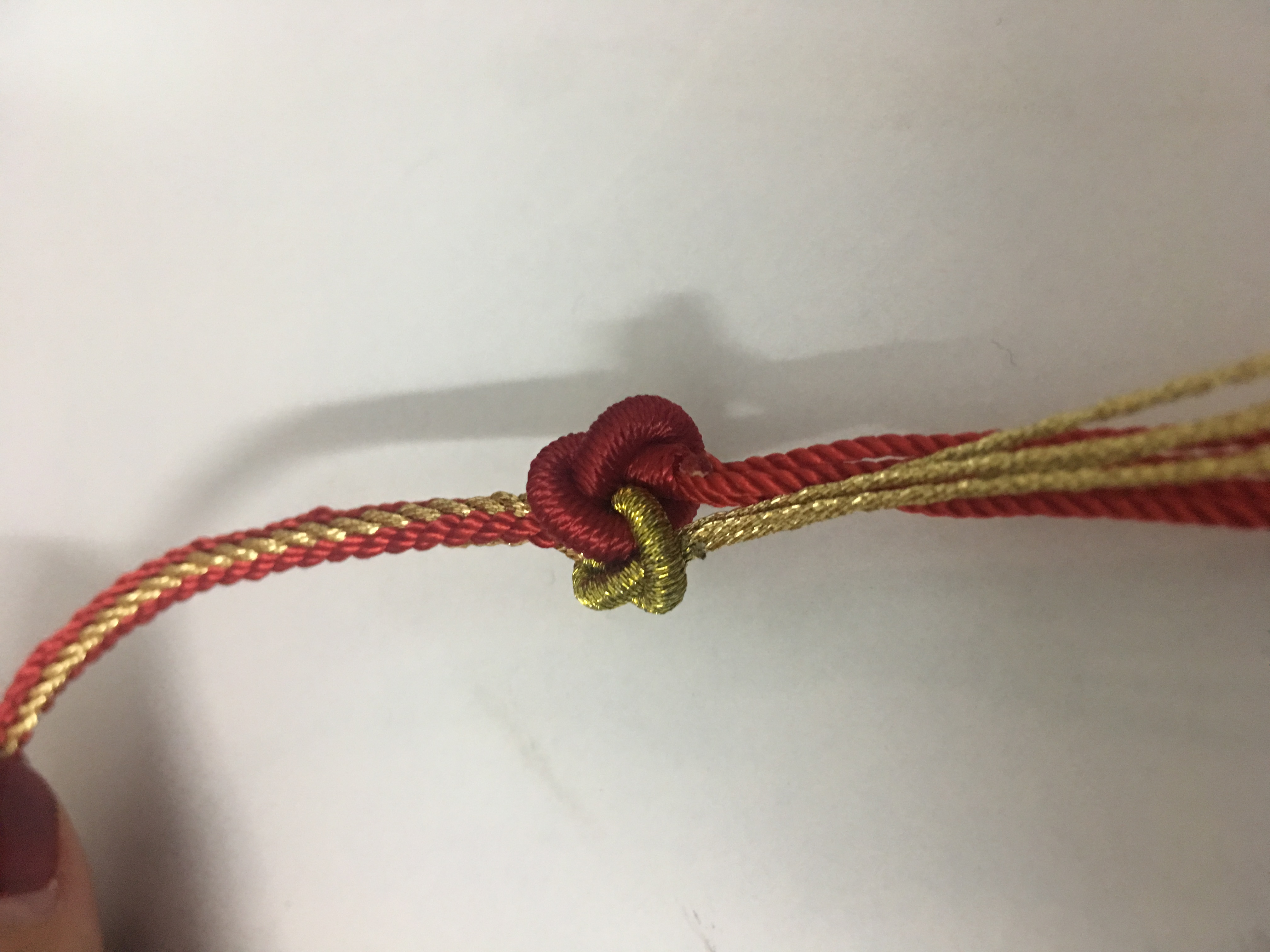 情侣手绳怎么打结同心结情侣手链怎么编全部过程