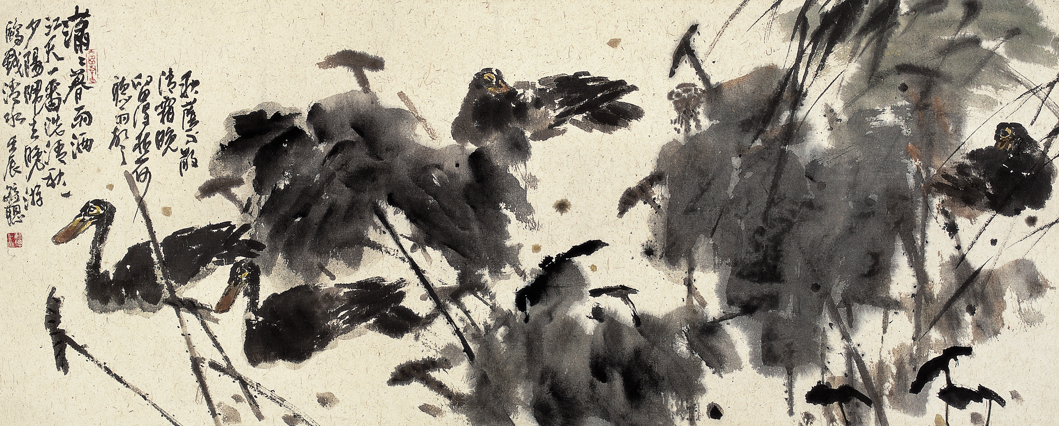 谁开创了泼墨大写意花鸟画派当代写意花鸟画大家