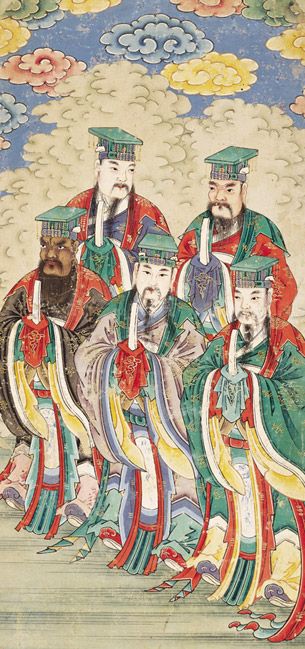 道教中五方天帝与上古五帝关系